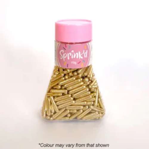 Sprink'd Rod Sprinkles - Metallic Gold